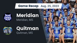 Recap: Meridian  vs. Quitman  2023