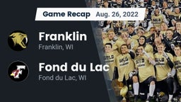Recap: Franklin  vs. Fond du Lac  2022