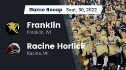 Recap: Franklin  vs. Racine Horlick 2022