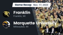 Recap: Franklin  vs. Marquette University  2023