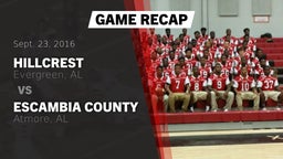 Recap: Hillcrest  vs. Escambia County  2016