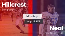 Matchup: Hillcrest High vs. Neal  2017