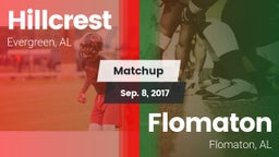 Matchup: Hillcrest High vs. Flomaton  2017
