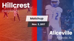 Matchup: Hillcrest High vs. Aliceville  2017