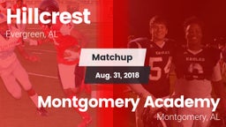 Matchup: Hillcrest High vs. Montgomery Academy  2018