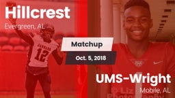 Matchup: Hillcrest High vs. UMS-Wright  2018