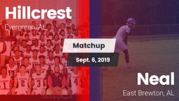 Matchup: Hillcrest High vs. Neal  2019