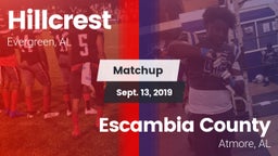 Matchup: Hillcrest High vs. Escambia County  2019