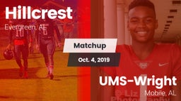 Matchup: Hillcrest High vs. UMS-Wright  2019