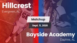 Matchup: Hillcrest High vs. Bayside Academy  2020