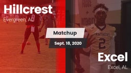 Matchup: Hillcrest High vs. Excel  2020