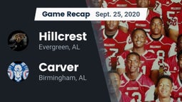 Recap: Hillcrest  vs. Carver  2020