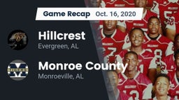 Recap: Hillcrest  vs. Monroe County  2020