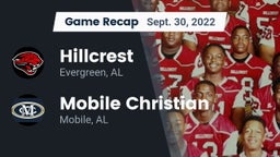 Recap: Hillcrest  vs. Mobile Christian  2022