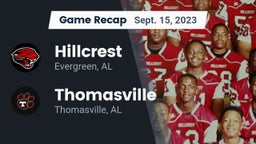 Recap: Hillcrest  vs. Thomasville  2023