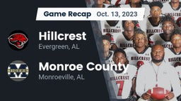 Recap: Hillcrest  vs. Monroe County  2023
