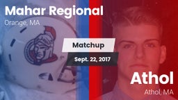 Matchup: Mahar Regional High vs. Athol  2017