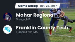 Recap: Mahar Regional  vs. Franklin County Tech  2017