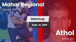 Matchup: Mahar Regional High vs. Athol  2018