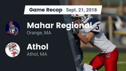 Recap: Mahar Regional  vs. Athol  2018