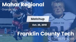 Matchup: Mahar Regional High vs. Franklin County Tech  2018