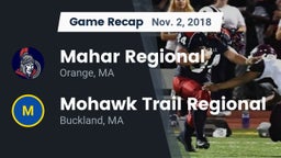 Recap: Mahar Regional  vs. Mohawk Trail Regional  2018