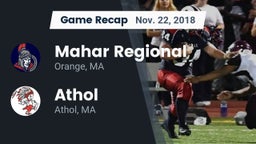 Recap: Mahar Regional  vs. Athol  2018