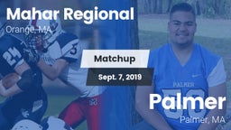 Matchup: Mahar Regional High vs. Palmer  2019