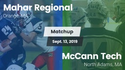 Matchup: Mahar Regional High vs. McCann Tech  2019