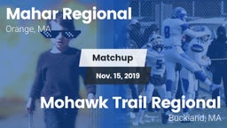 Matchup: Mahar Regional High vs. Mohawk Trail Regional  2019