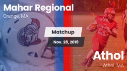 Matchup: Mahar Regional High vs. Athol  2019