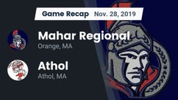 Recap: Mahar Regional  vs. Athol  2019