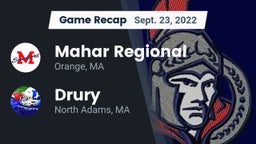 Recap: Mahar Regional  vs. Drury  2022