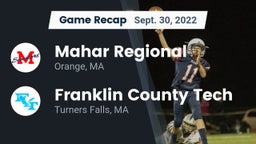 Recap: Mahar Regional  vs. Franklin County Tech  2022