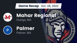 Recap: Mahar Regional  vs. Palmer  2022