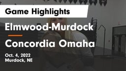 Elmwood-Murdock  vs Concordia Omaha Game Highlights - Oct. 4, 2022