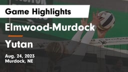 Elmwood-Murdock  vs Yutan  Game Highlights - Aug. 24, 2023