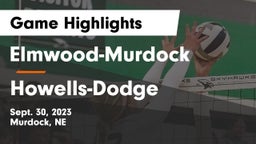 Elmwood-Murdock  vs Howells-Dodge  Game Highlights - Sept. 30, 2023