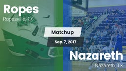 Matchup: Ropes  vs. Nazareth  2017