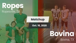 Matchup: Ropes  vs. Bovina  2020