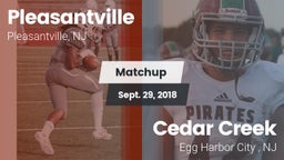 Matchup: Pleasantville High vs. Cedar Creek  2018