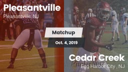 Matchup: Pleasantville High vs. Cedar Creek  2019