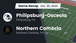 Recap: Philipsburg-Osceola  vs. Northern Cambria  2020