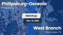 Matchup: Philipsburg-Osceola vs. West Branch  2020