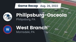 Recap: Philipsburg-Osceola  vs. West Branch  2022