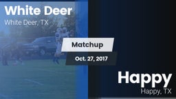 Matchup: White Deer High vs. Happy  2017