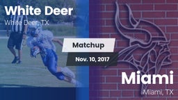 Matchup: White Deer High vs. Miami  2017