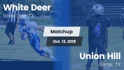 Matchup: White Deer High vs. Union Hill  2018