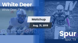 Matchup: White Deer High vs. Spur  2019