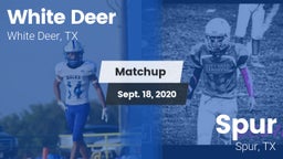 Matchup: White Deer High vs. Spur  2020